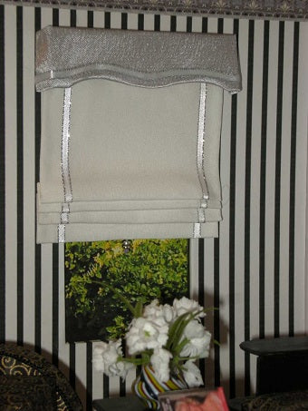 Valence with Roman Shade