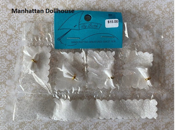 Miniature White Placemat Set