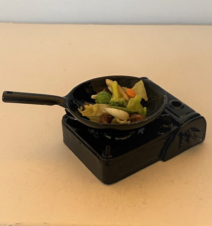 Miniature Stir Fry in Wok