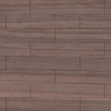 Black Walnut Plank Dollhouse Flooring