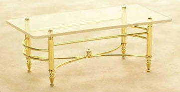 Dollhouse Brass Coffee Table
