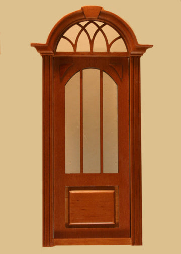 Cambridge Exterior Door in Walnut made by Majestic Mansions