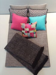 Modern Double Bed quilt and Throw