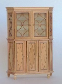 Chere Gustavian Glass Cabinet by Maritza for Bespaq KW