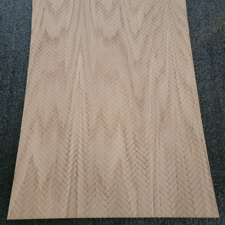 Cherry Herringbone Dollhouse Floors