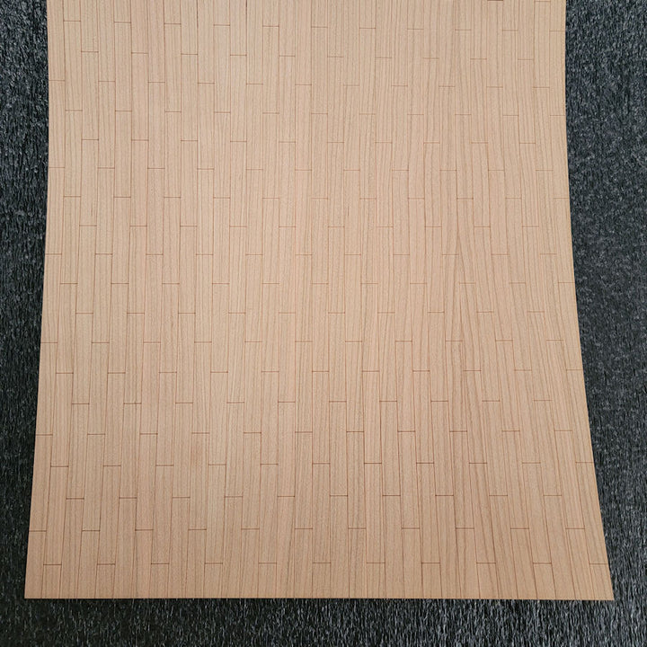 Cherry Wood Dollhouse Plank Floors