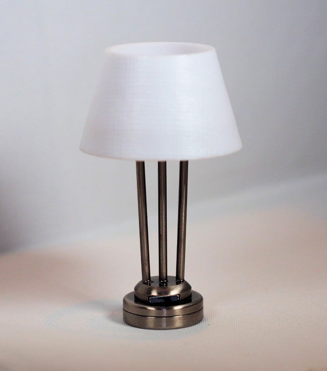 The New Yorker Table Lamp in Pewter T27