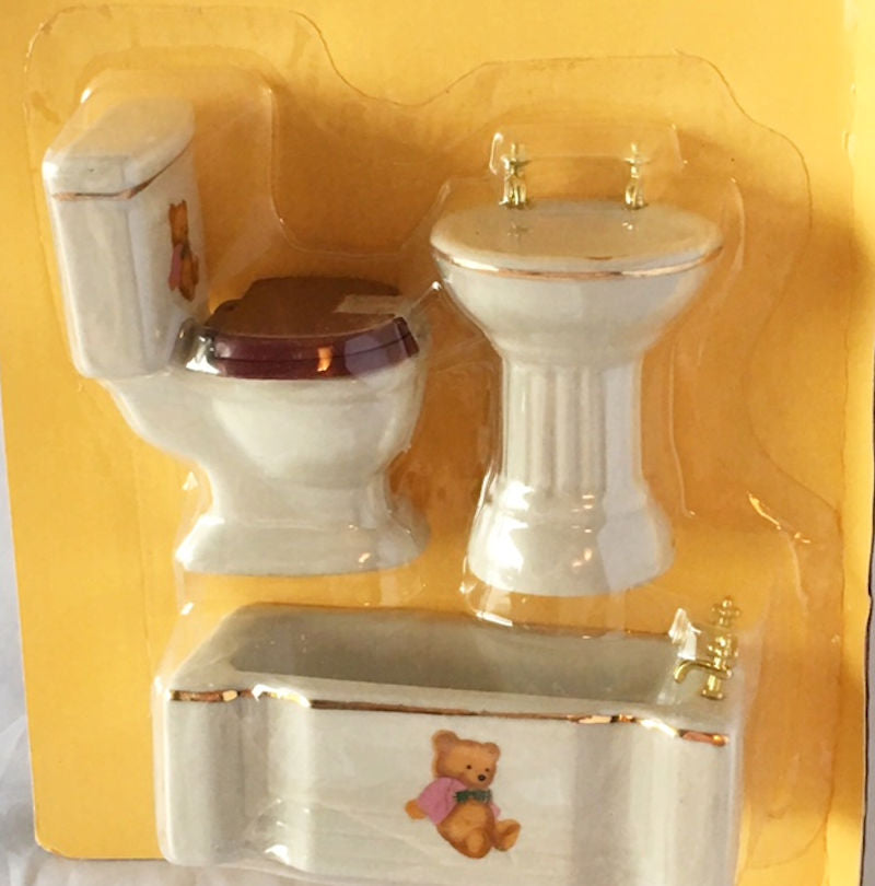 Teddy Bear 3 Piece Bathroom Set