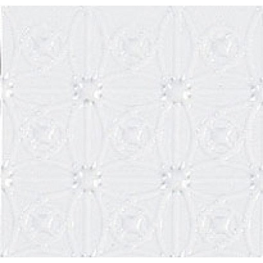 White PVC "Tin" Dollhouse Ceiling Sheet