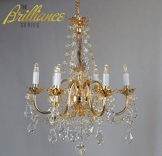 Delmonico 6-Arm Crystal Chandelier C41