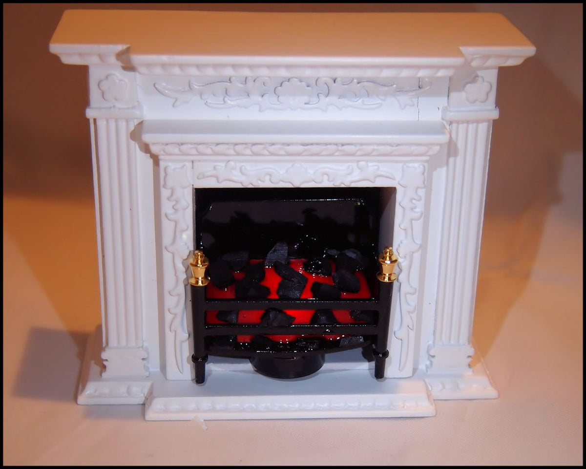 Battery-Operated Fireplace Insert for Dollhouses T22
