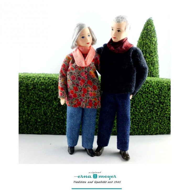 Dollhouse Grandparents Margo and Rudi by Erna Meyer