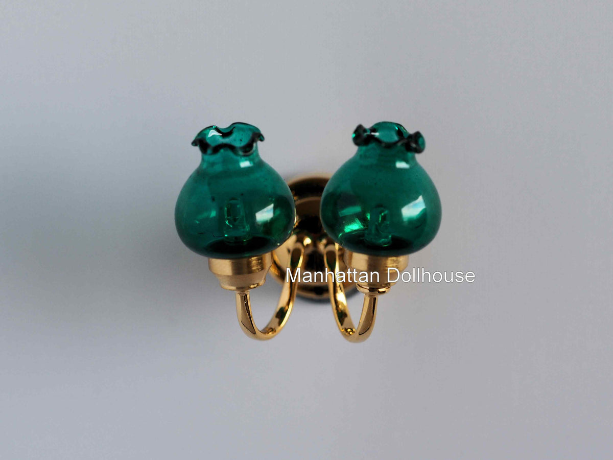 Arden Miniature Lamp in Green W7 G