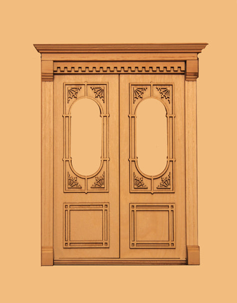 Dollhouse Miniature Rosemont Double Door