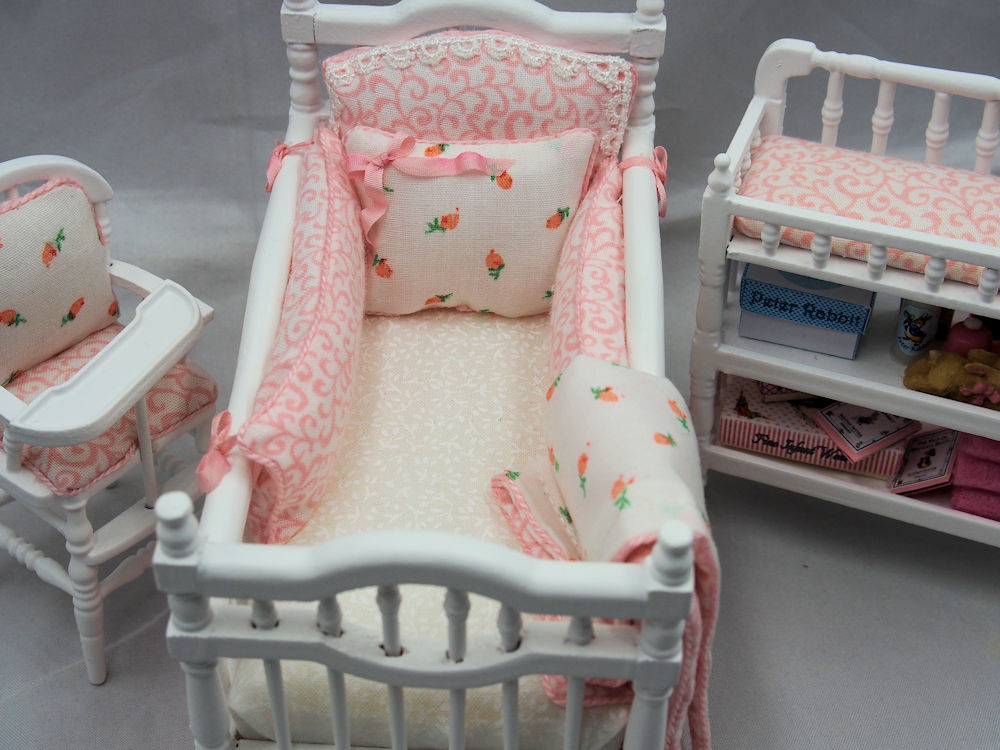 Dollhouse Miniature Girl Nusery by Lorraine Scuderi