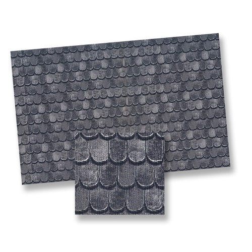 Dollhouse Slate Roof Shingles Sheet