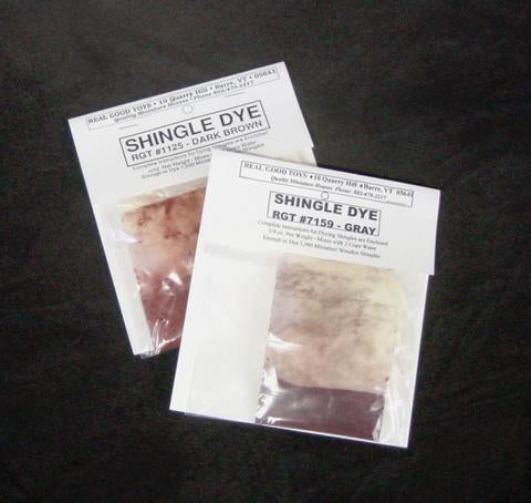 Gray Shingle Dye for Dollhouses