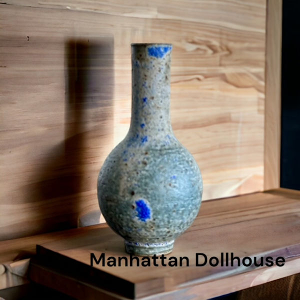 Blue Green Stone Vase