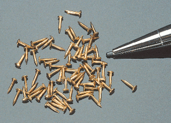 1/8" Brass Brads