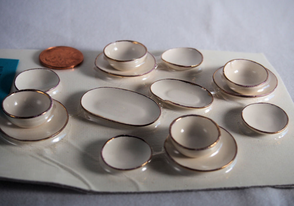 Miniature Ceramic Dinner Set