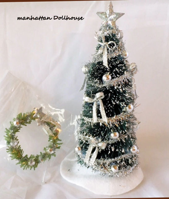 Christmas tree w/wreath