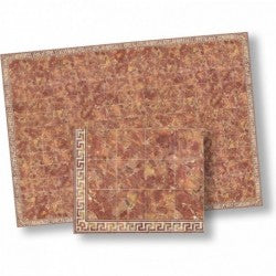 Faux Terra Cotta Dollhouse Floor Sheet