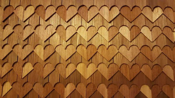 Miniature Heart Shingles