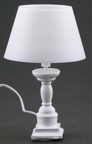 White Farmhouse Table Lamp