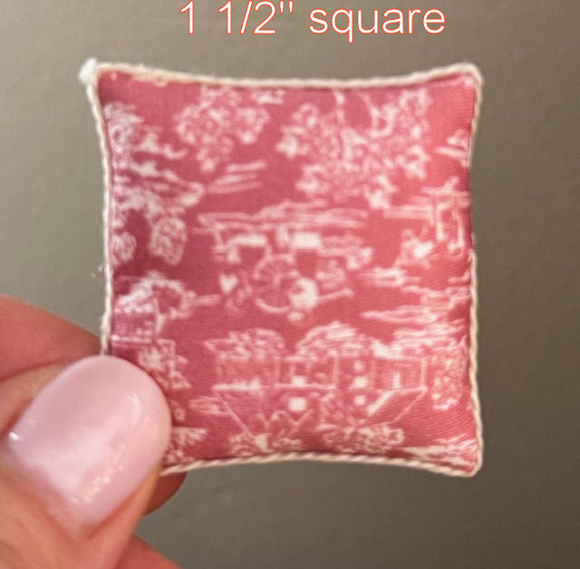 Pink Toile Pillow