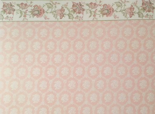 Rose Wallpaper with Border