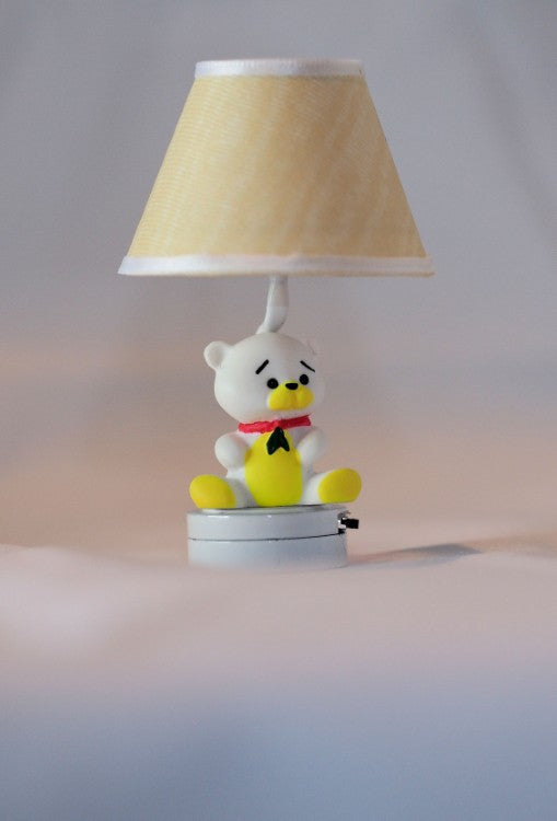 Teddy Bear Nursery Light with Coordinating Yellow Shade T25-Spec