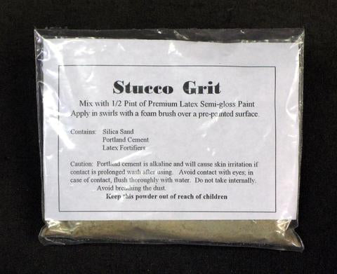 Stucco Grit Pack for Dollhouses