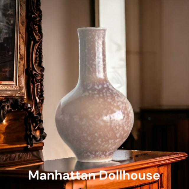Taupe Spotted Miniature Vase