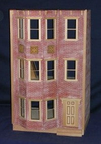 The Boston Brownstone Dollhouse Kit