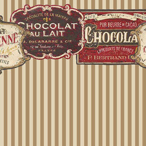 French Chocolate Dollhouse Wallpaper 3 601 C