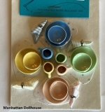 Miniature Pastel Dinner Set