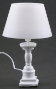 White Farmhouse Table Lamp