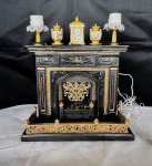 Electric Fireplace with lights