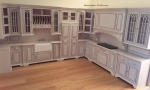 Miniature Cambridge Manor Kitchen Set, White Wash