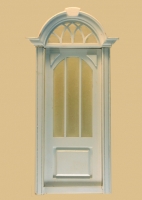 Deerfield Door w/ Sidelights  dollhouse miniature #6028 