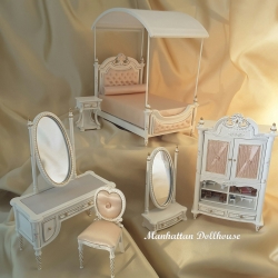 Miniature Dollhouse Madeline Girls Bedroom Set