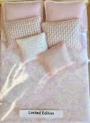 Soft Rose Double Miniature Quilt Bedding