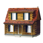 Adirondack Cabin Dollhouse Kit