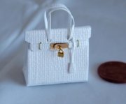 White Designer Handbag
