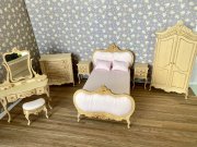 Unfinished Bespaq Bedroom Set with Pink Accents