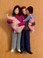 Dollhouse Family 2-Brunette Little Girl
