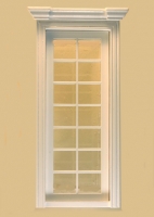 Single French Dollhouse Door in White