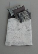 Modern Silver and Black Single Bed Comforter Set