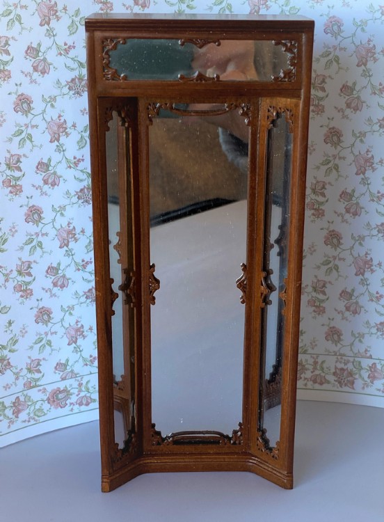 Bespaq Three Way Mirror - New Walnut - Click Image to Close