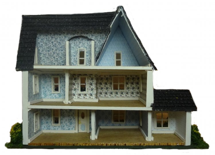 Victorian Dollhouse 144th Scale - Click Image to Close